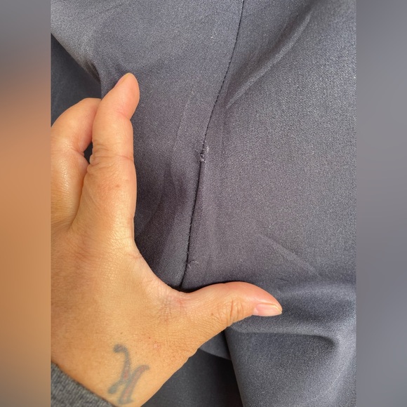 Zara dark grey flare pant. Size euro 38. Measurements provided - Picture 5 of 7